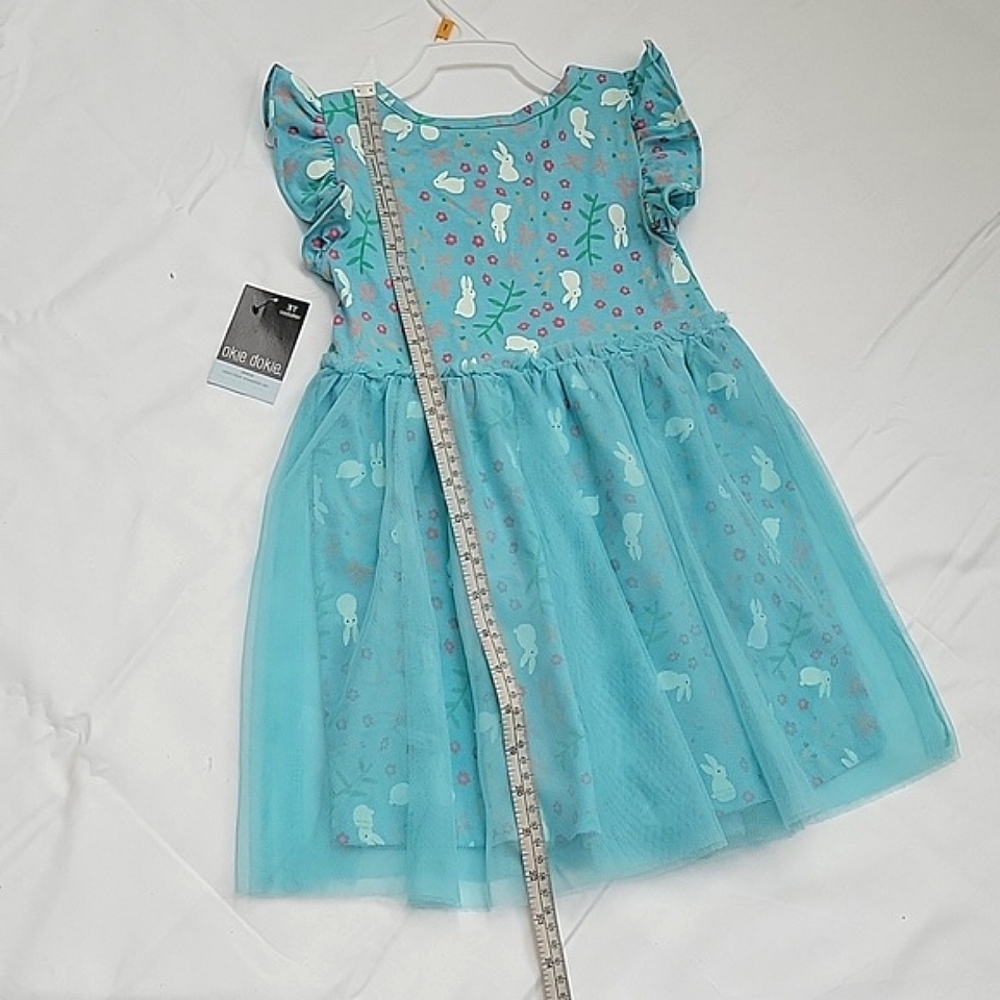 SET OF NEW OKIE DOKIE Dress. Color Angel Blue And UVSKINZ Reversible Hat Used. - Picture 4 of 17